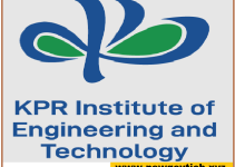 KPR Institute of Engineering and Technology Recruitment 2023- Apply Faculty Post